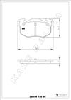Disk Balata Arka 11Mm Kalınlık Clıo 90>98 R19 92>95 Kalebalata 20974 110 04