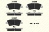 Disk Balata Arka Accent IV Blue 10> Elantra 06>11 İ10 13> İ20 14> İ30 11> İ40 11> Sonata 05>10 Tuscon 04>10 Rıo 11>16 Soul 09>14 Tıvolı Kalebalata 25337 157 05