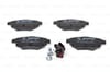 Disk Balata Arka Arka Çekişli 2 Fişli+Civata Transit V.347 06> Bosch 0986494171