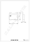 Disk Balata Arka Astra F 92>05 Vectra A 88>95 Kadett 84>94 Calıbra 90>97 Kalebalata 21140 157 04