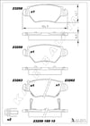 Disk Balata Arka Astra G 98>09 Corsa C 00>09 Zafıra A 99>05 Kalebalata 23258 169 15