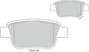 Disk Balata Arka Avensis 97>08 Corolla Verso 04>09 Recover 74154