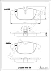 Disk Balata Arka C Seri S204 W204 07>14 E Seri A207 C207 09> Glk Seri X204 08> Kalebalata 24253 179 05