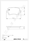 Disk Balata Arka Caddy 04>10 Beetle 11> Golf 97>13 Jetta 05> Passat 05>14 Polo 09> Leon Altea Ibıza Eos Kalebalata 23914 172 24