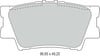 Disk Balata Arka Camry 06>11 Rav4 Iıı 05>12 Rav4 IV 12> Es 12> Recover 73949