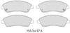 Disk Balata Arka Canter (Fb Fe Fg) 01> Fb83 Canter Fe5 Fe6) 12> Recover 74399