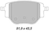 Disk Balata Arka Elektronik El Freni Olmayan Araçl 2008 19> 208 19> Corsa F 19> C4 22> Recover 74415
