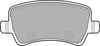 Disk Balata Arka Galaxy Iıı 06>, S Max 06>; Volvo S60 10>, S80 06>, V60 10>, V70 07>, Xc60 08>, Xc70 07>; Land Rover Freelander 11>, Ran Delphı LP2008