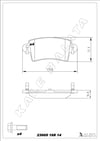 Disk Balata Arka Master Iı 98>11 Movano B 10>14 Kalebalata 23669 168 14