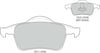 Disk Balata Arka S60 00>10 S80 98>06 V70 96>00 V70 00>07 Xc70 Cross Country 97>07 Recover 73918