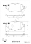 Disk Balata Arka Touareg 18> A4 15> A5 09>16 A5 16> A6 18> Q5 16> Q7 15> Kalebalata 22308 175 15