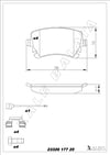 Disk Balata Arka Transporter T5 03>15 Transporter T6 15> Kalebalata 23326 177 25