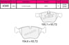 Disk Balata Ön 3 Seri (E90) (E91) (E92) (E93) 04>13 5 Seri (E60) (E61) 03>10 X1 (E84) 03>15 Recover 74346