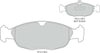 Disk Balata Ön Astra F 92>05 Combo 94>01 Corsa 82>02 Tıgra 94>04 Vectra 88>95 Lanos 97> Recover 73623