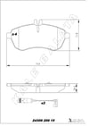 Disk Balata Ön C Seri C204 W204 07>14 E Seri A207 C207 S212 W212 09> Slk Seri R172 11> Kalebalata 24306 206 15