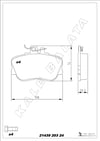 Disk Balata Ön C Seri S202 96>01 W202 93>00 Kalebalata 21439 203 24