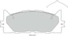 Disk Balata Ön Camry 06>11 Camry 11> Es 08>12 Es 12> Recover 73948