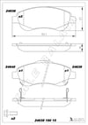 Disk Balata Ön Crv Iıı 06>12 Crv IV 12> Kalebalata 24638 190 15
