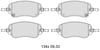 Disk Balata Ön Egea 21> 500E 21 Egea Cros 21> Recover 74397