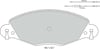 Disk Balata Ön Fişli C5 I 3.0İ V6 01>04 C5 Iı 3.0İ V6 04> Recover 73934