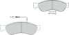 Disk Balata Ön Fişli  J10 09>13 J9 Premıer 92>09 J10 11>17 Recover 73941