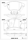 Disk Balata Ön Galaxy 15> Mondeo V 14> Smax 15> Kalebalata 22269 194 05
