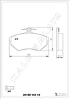 Disk Balata Ön Kalınlık 16Mm Caddy 79>92 Golf 83>06 Jetta 84>91 Passat 84>87 Cordoba 93>02 Ibıza 93>02 Kalebalata 20168 162 14