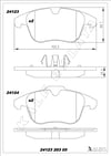 Disk Balata Ön Mondeo IV S Max 07>14 S60 S80 V60 10> V70 00> Xc70 07> Freelander 06>14 Kalebalata 24123 203 05