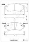 Disk Balata Ön Ranger 4X4 02>12 B2200 98>06 Bt 50 06>15 Kalebalata 24353 150 05