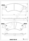 Disk Balata Ön Ranger 4X4 11> Bt 50 4X4 06>15 Kalebalata 25632 164 05