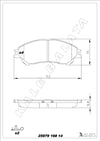 Disk Balata Ön Sx4 S Cross 13> Vıtara 15> Kalebalata 25979 168 14