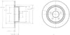Fren Disk Arka Düz (278Mm) Connect 02>13 Delphı BG3873