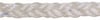 Beyaz polyester 8 kollu halat, 12mm