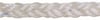 Beyaz polyester 8 kollu halat, 20mm