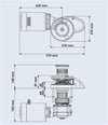 Maxwell RC- 8 Serisi 600W 12V 6 mm Tamburlu Dik Irgat