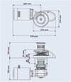 Maxwell RC- 8 Serisi 600W 24V 6 mm Tamburlu Dik Irgat