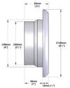 Oceanair vent - light 12V KROM