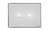 Planus Beyaz Full Glass Touch Panel 2 Butonlu
