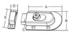 Sürgü Kilit 21MM