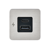 TILE-USB-A/USB-C ŞARJ SOKETİ, PASL. ÇERÇEVE