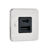 TILE-USB-A/USB-C ŞARJ SOKETİ, PASL. ÇERÇEVE