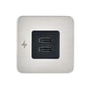 TILE-USB-C/USB-C ŞARJ SOKETİ, SİYAH ÇERÇEVE