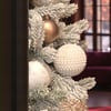 LÜKS YILBAŞI TOPU 8CM BEYAZ İNCİ TOP SÜS 3LÜ AST7269
