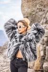 Arjante Faux Fur Jacket-White