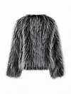 Arjante Faux Fur Jacket-White