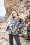 Arjante Faux Fur Jacket-White