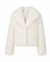 Astrid Faux Fur Jacket-White