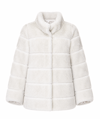 Kielo Faux Fur Jacket-White