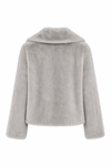 Lilja Faux Fur Jacket-Gray