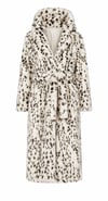 Noemi Hood Belt Faux Fur Coat